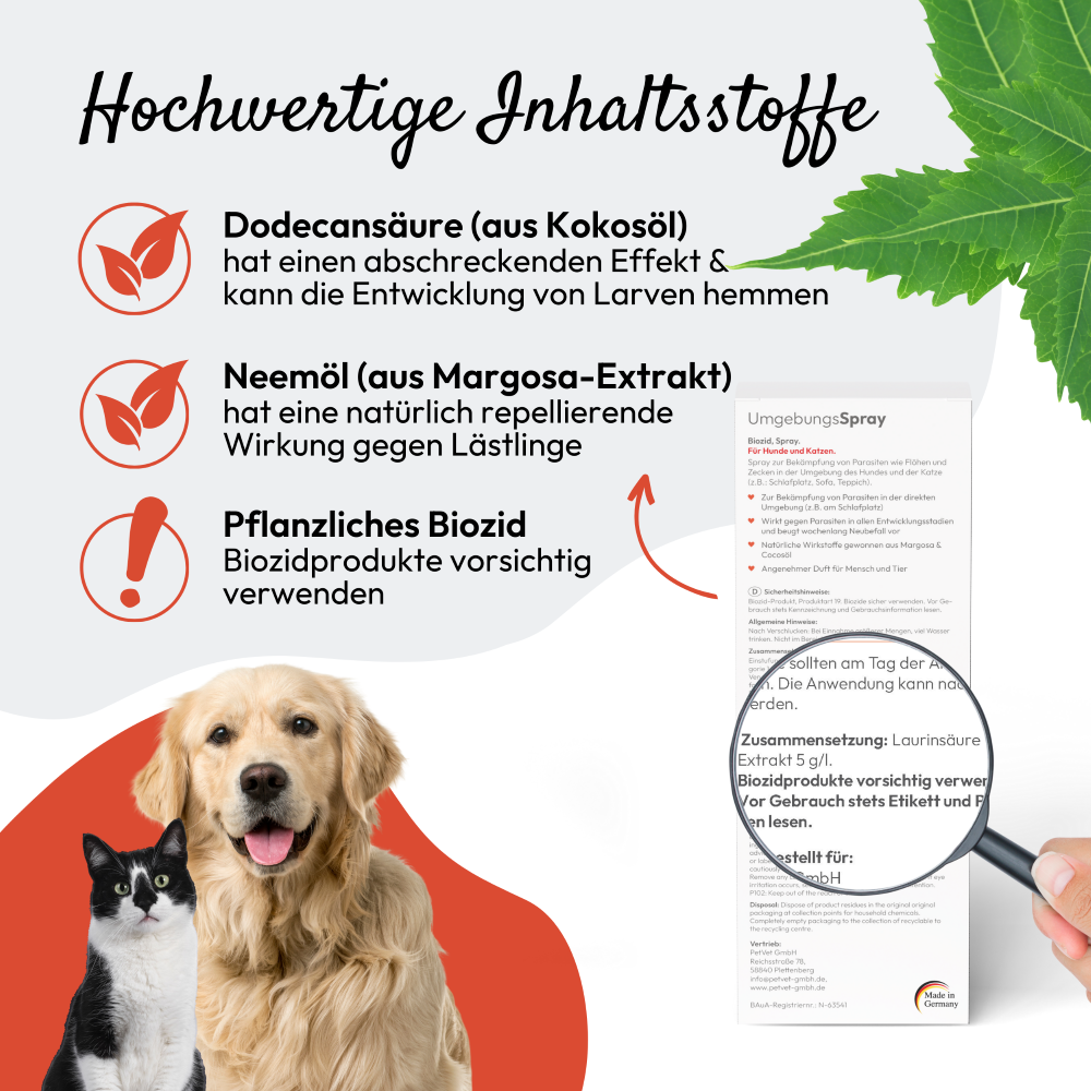 PHA UmgebungsSpray für Hunde u. Katzen 150 ml