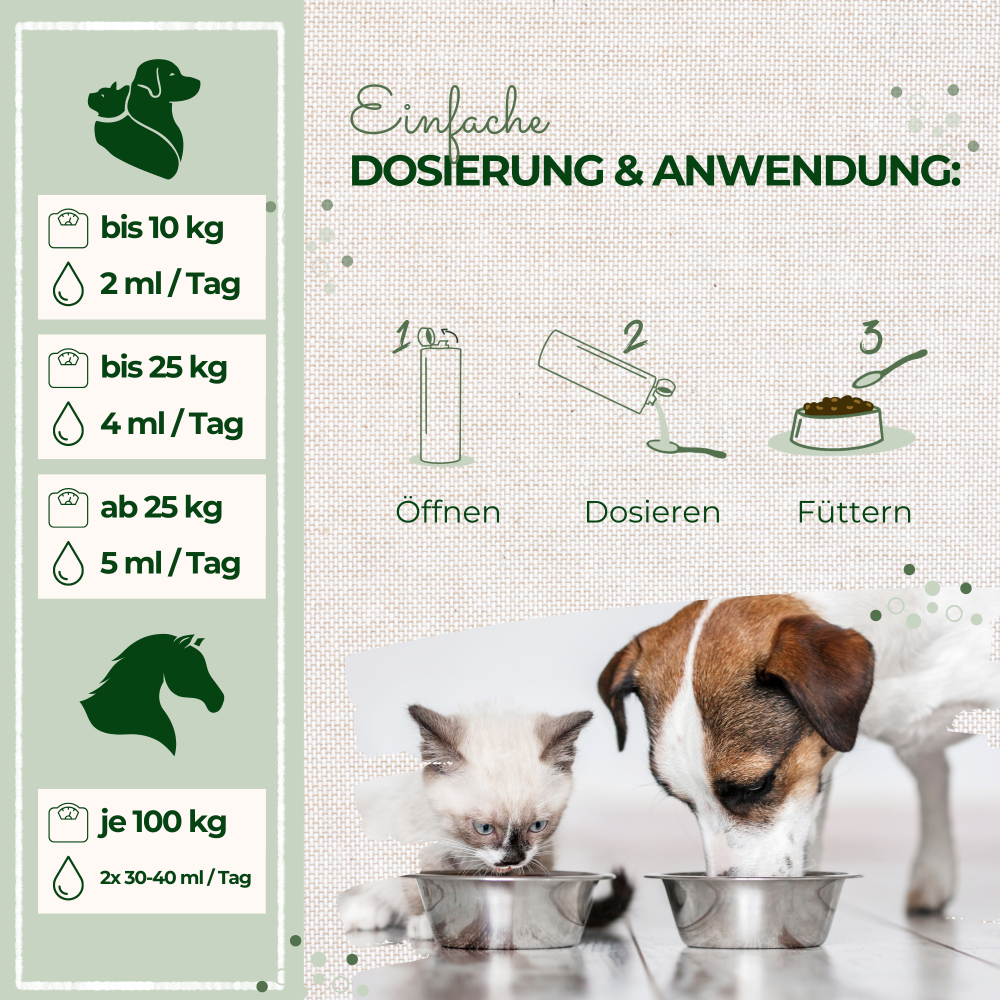 LaPura Lachsöl für Hunde, Katzen und Pferde