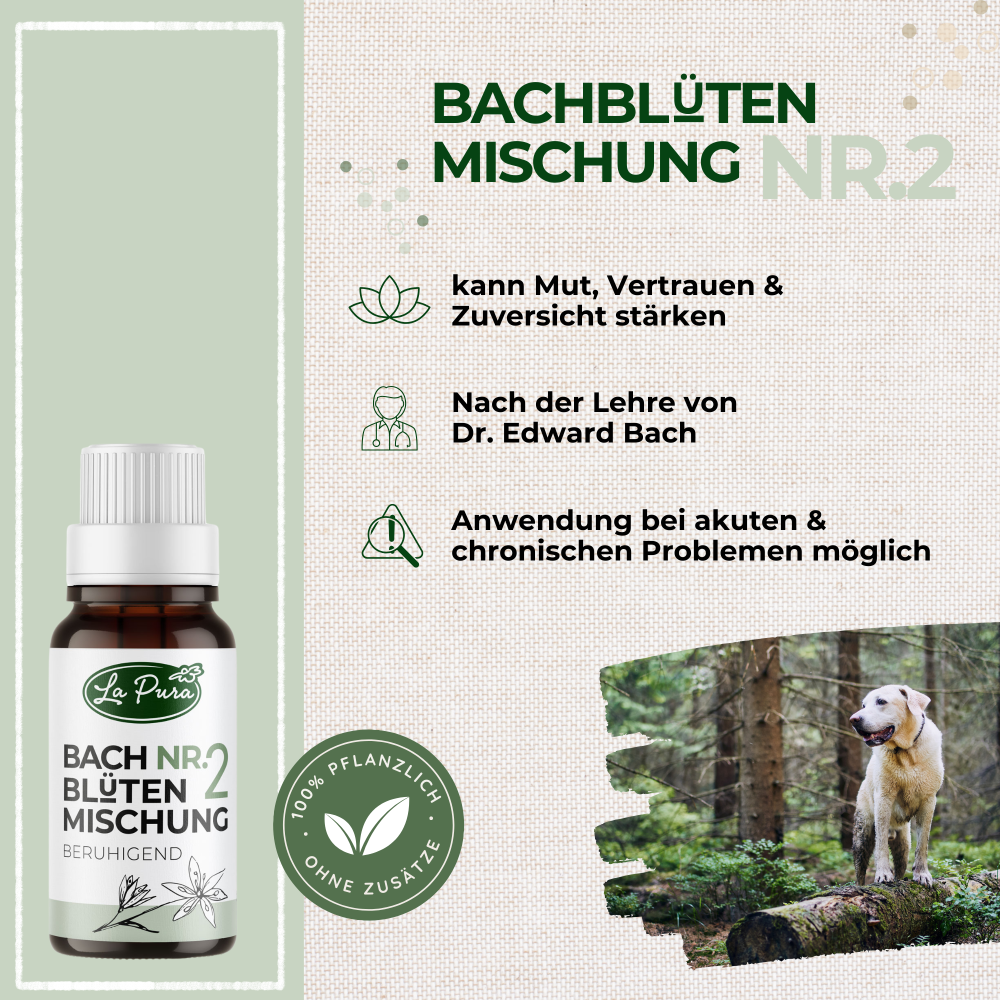 LaPura Bachblüten Nr. 2 - 10 g (ca. 1200 Globuli)