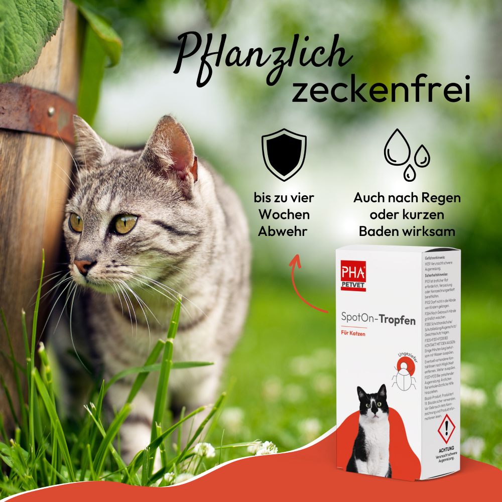 PHA Spot-onTropfen für Katzen 2 x 1,5 ml