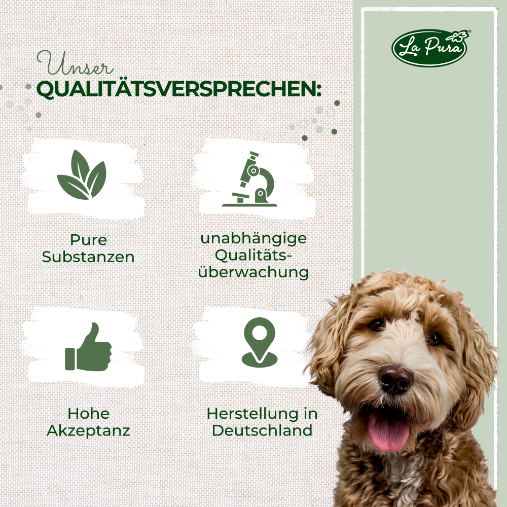 LaPura Leinöl für Hunde, Katzen und Pferde