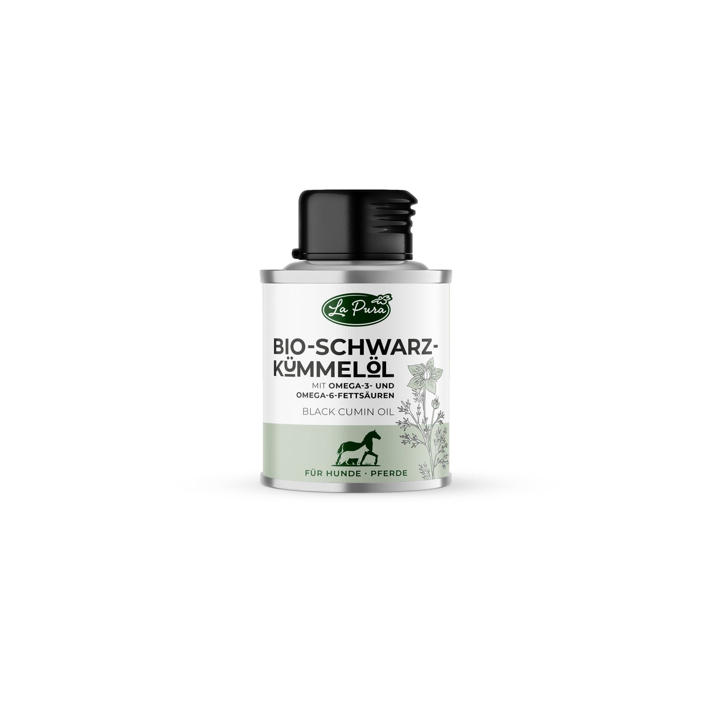 LaPura Bio-Schwarzkümmelöl für Hunde und Pferde - 100 ml