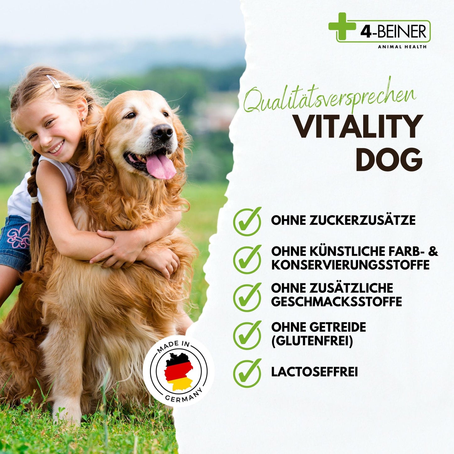 4-Beiner Vitality Dog - 100 Tabletten - 66 Gramm