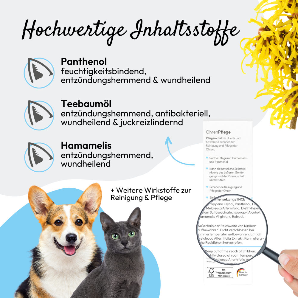 PHA OhrenPflege für Hunde u. Katzen 100 ml