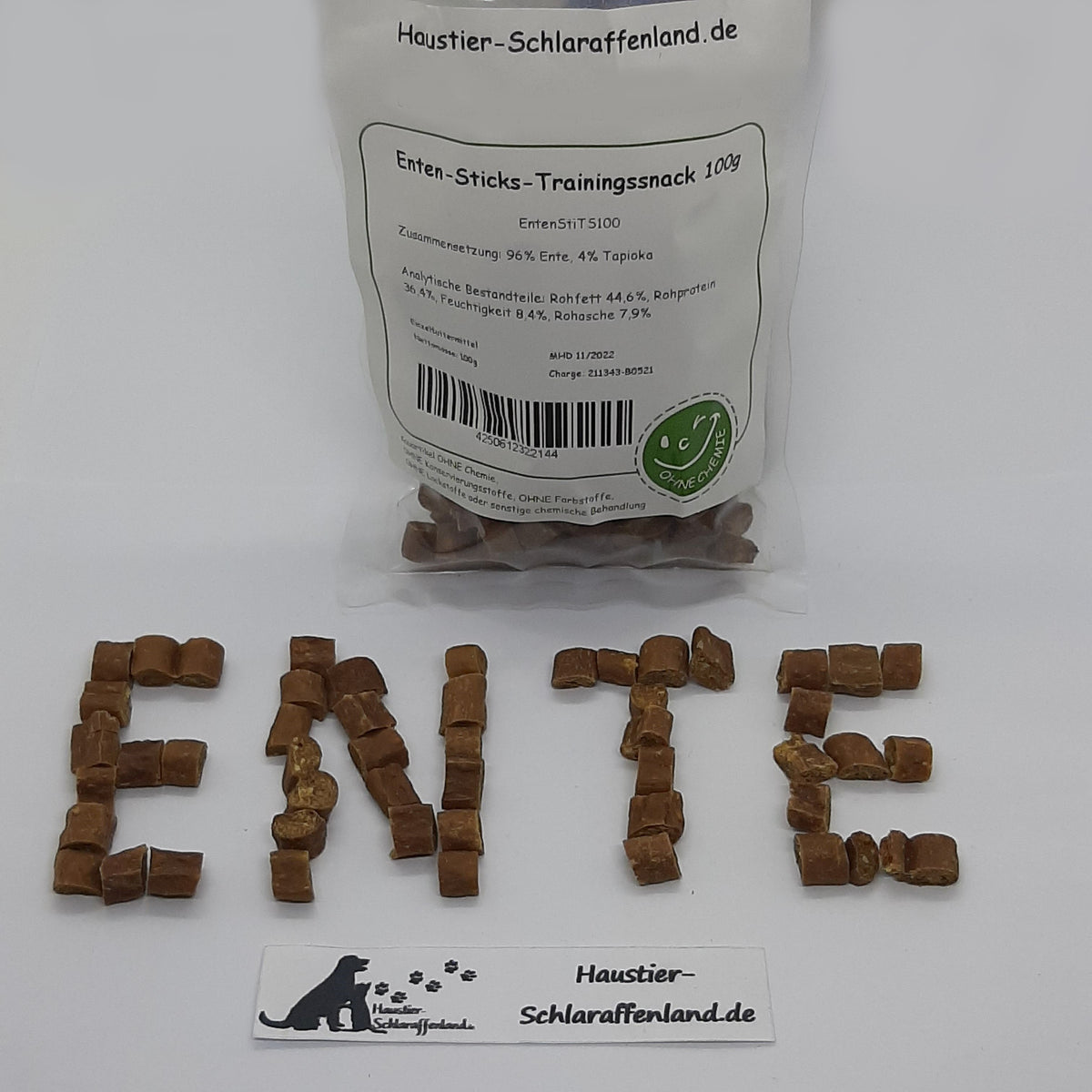 Enten-Sticks-Trainingssnack