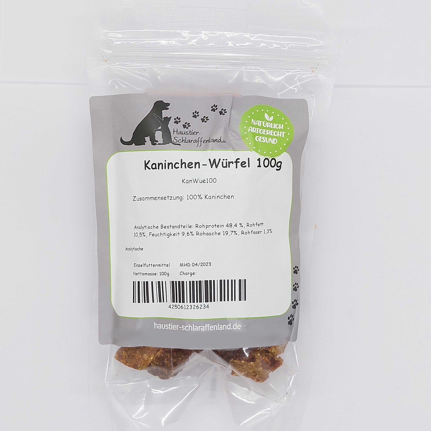 Kaninchen-Würfel