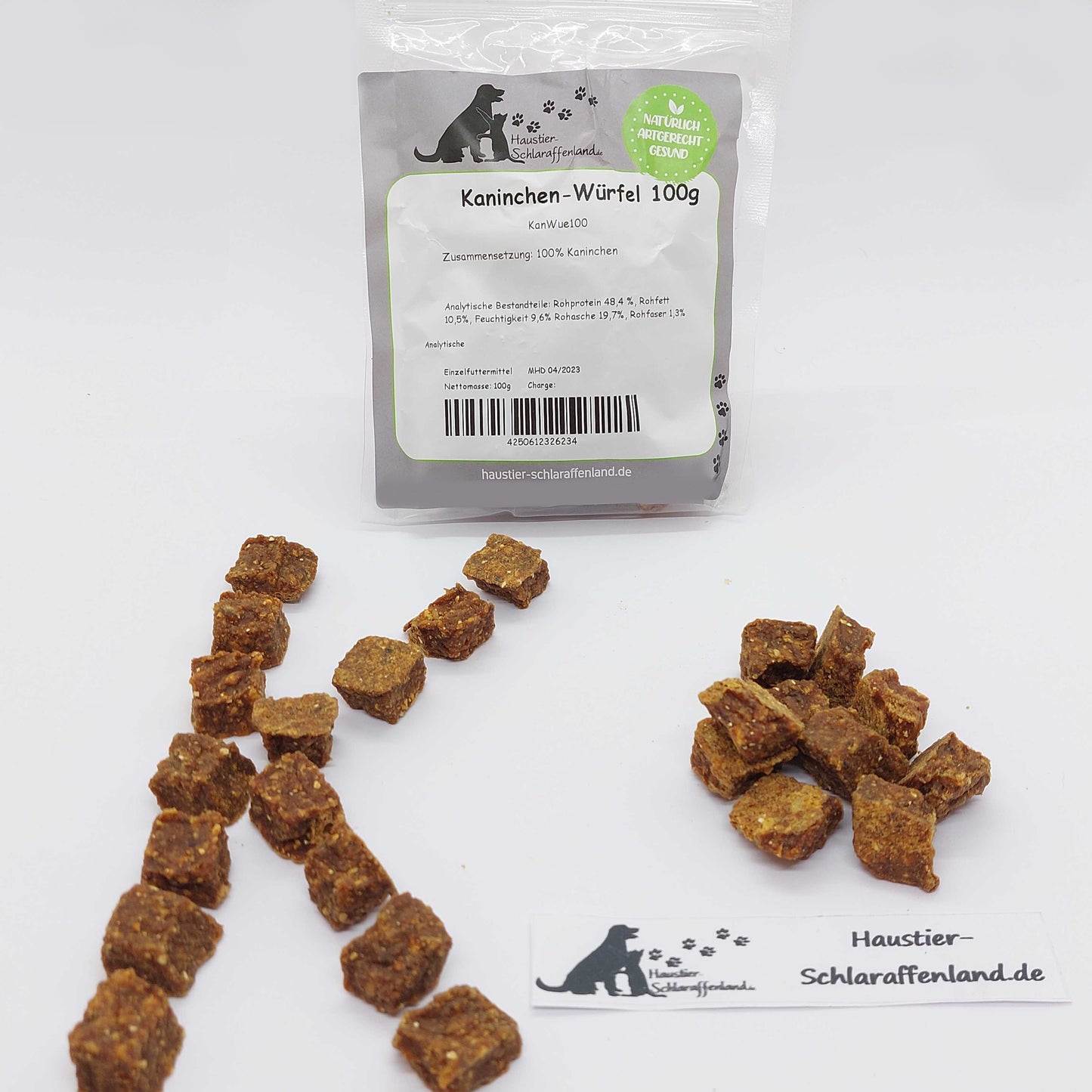 Kaninchen-Würfel