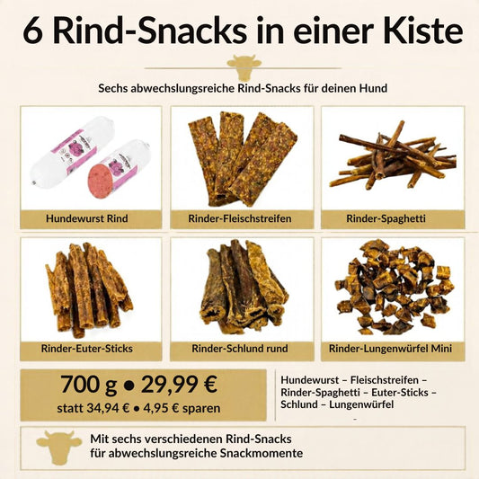 Knabber-Mix-Kiste Rind