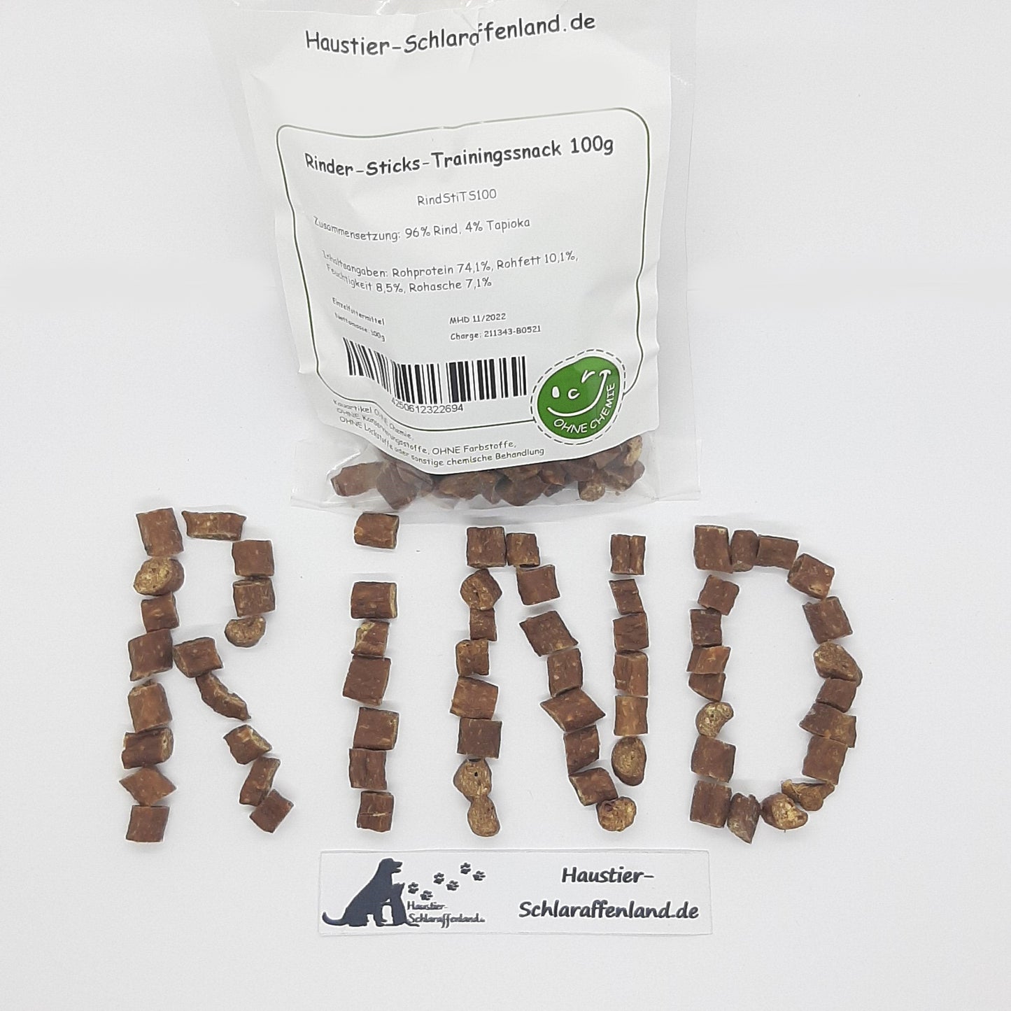 Rinder-Sticks-Trainingssnack