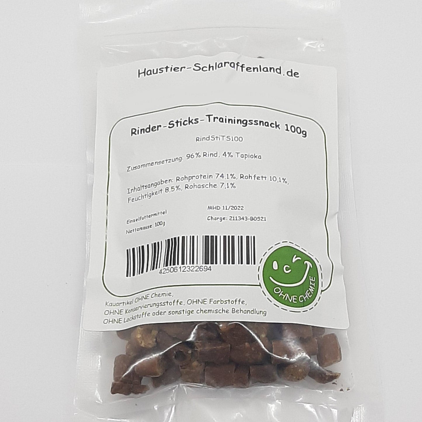 Rinder-Sticks-Trainingssnack