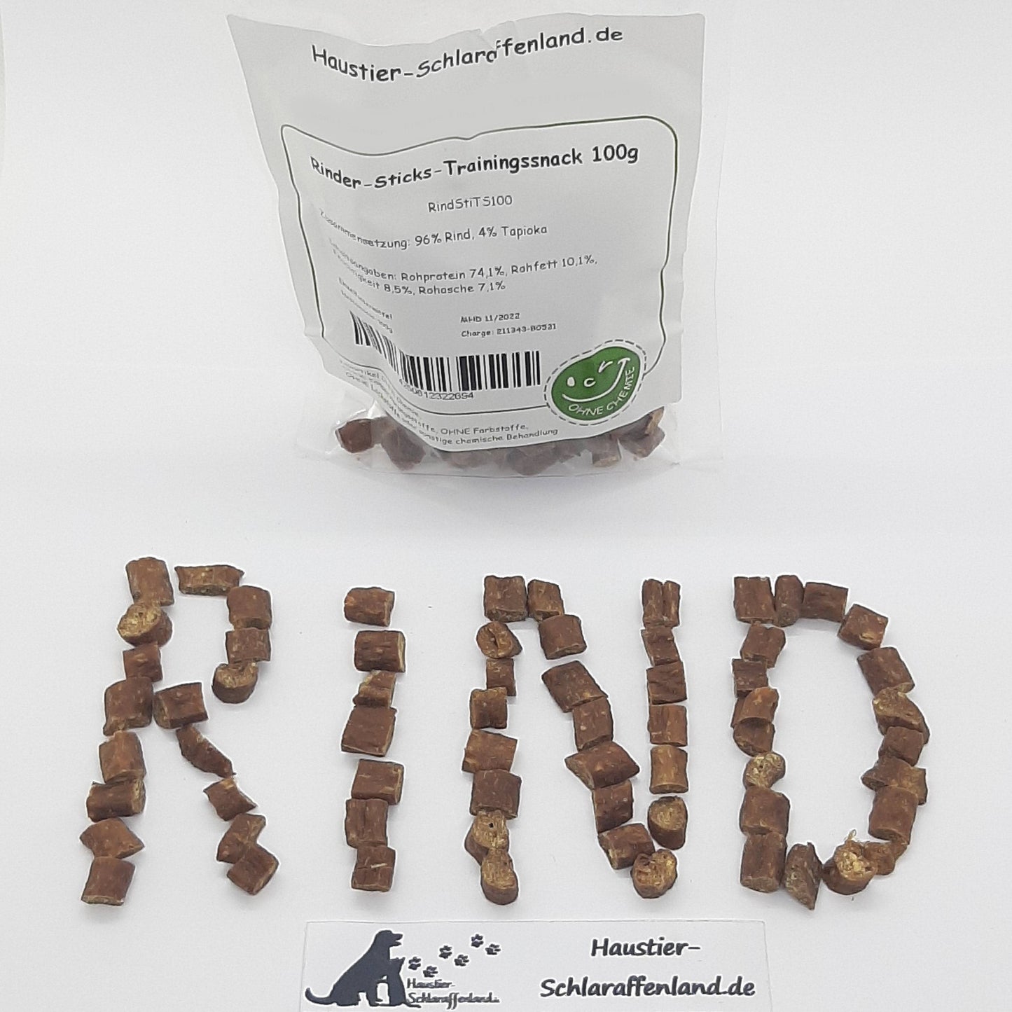 Rinder-Sticks-Trainingssnack