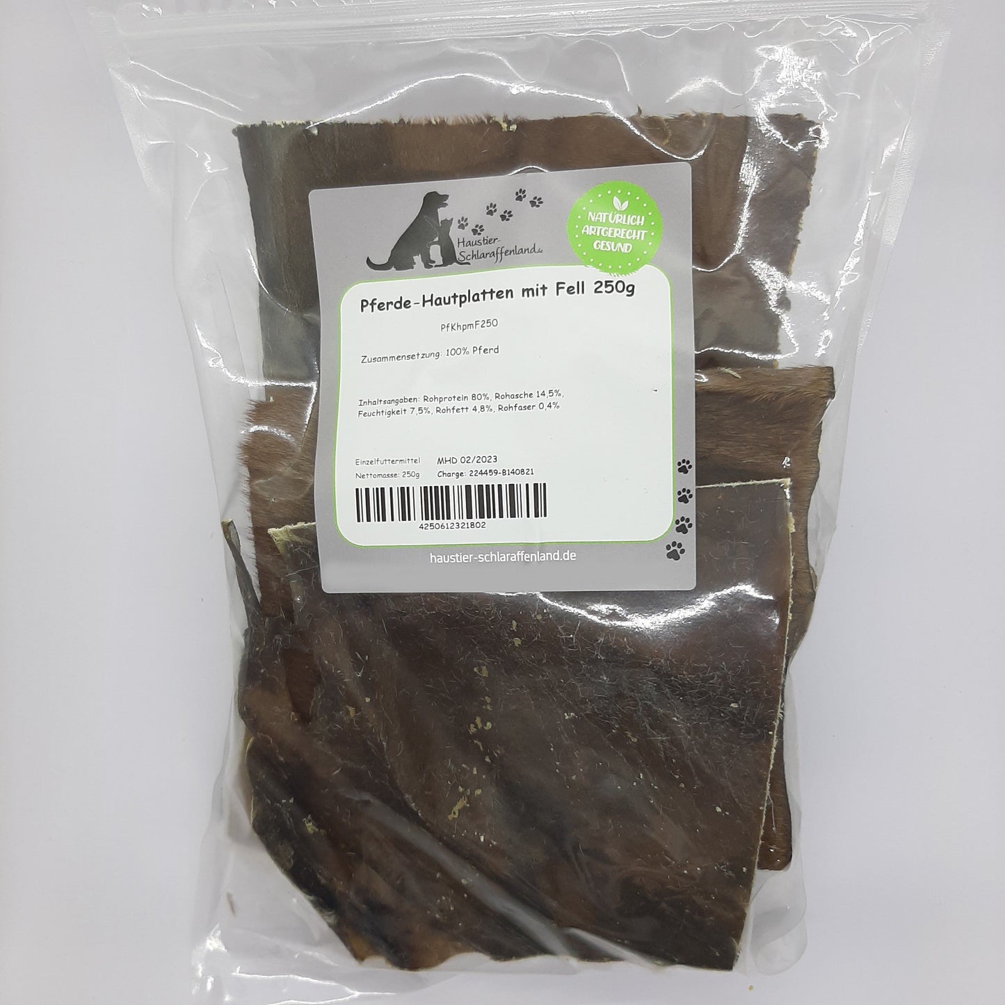 Pferde-Hautplatten mit Fell