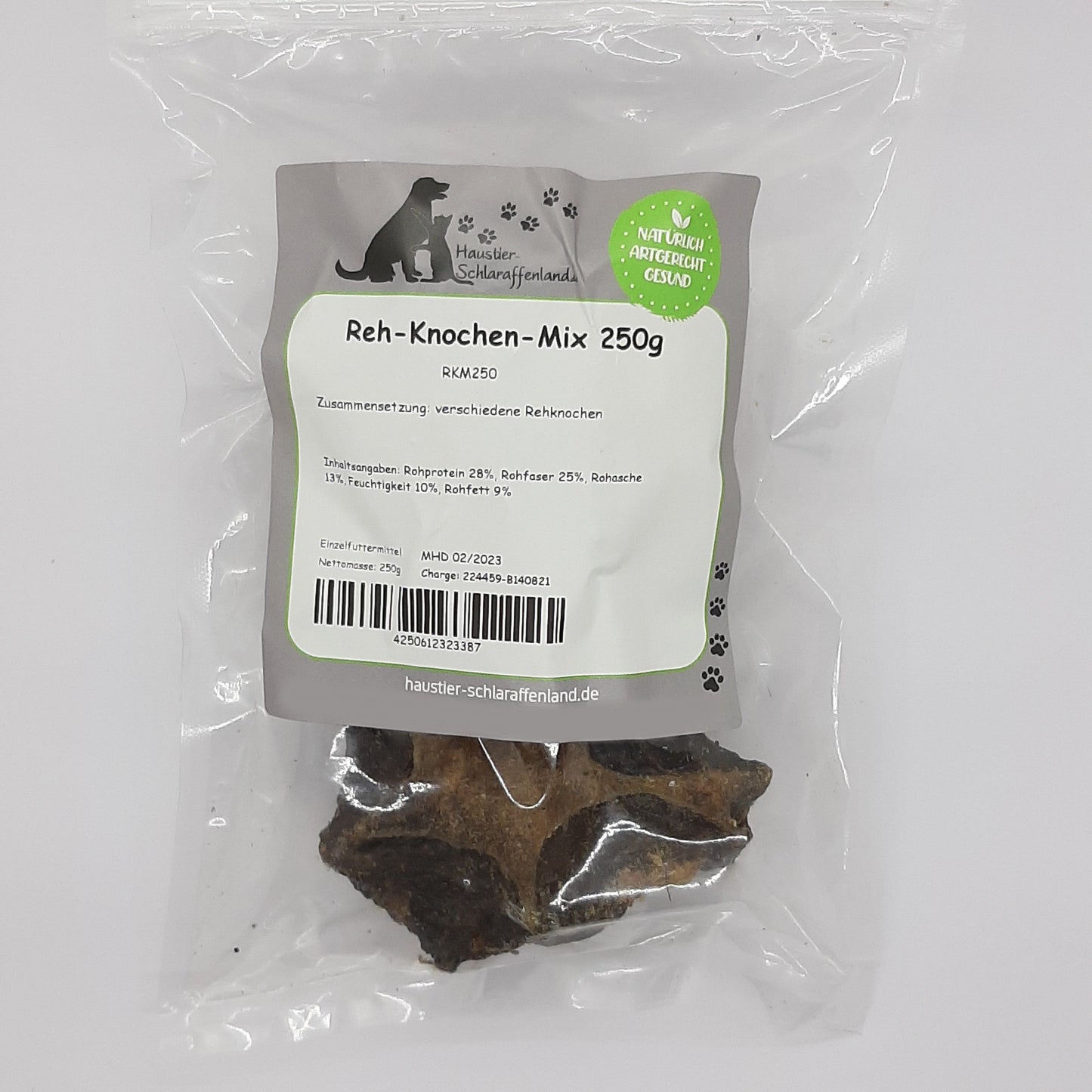Reh-Knochen-Mix (Wild-Rippchen, Wirbelsäulen...)
