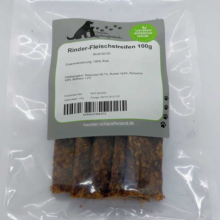 Rinder-Fleischstreifen