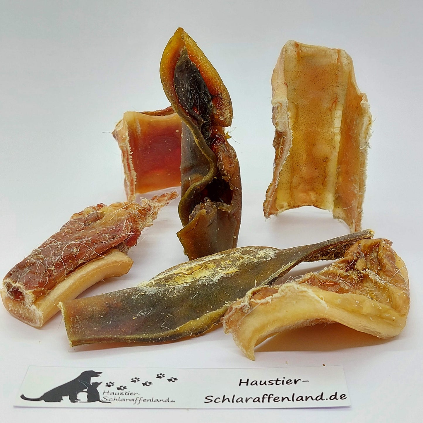 Rinder-Kopfhaut, Abschnitte