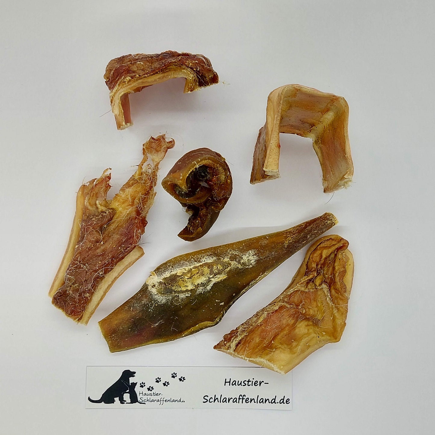 Rinder-Kopfhaut, Abschnitte