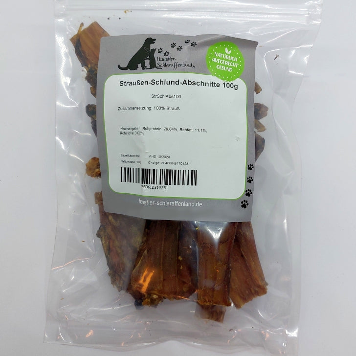 Straußen-Schlund-Abschnitte
