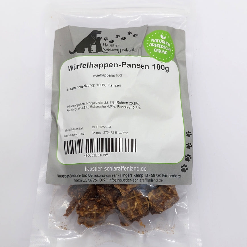 Würfelhappen-Pansen