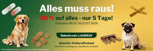 🔥 Wir machen Platz! 20 % auf alles – nur 5 Tage!