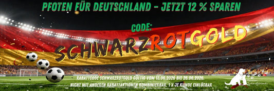 Pfoten für Deutschland - SchwarzRotGold