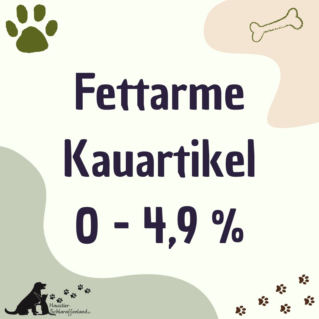 Fettarme Kauartikel 0 - 4,9 % Fettanteil