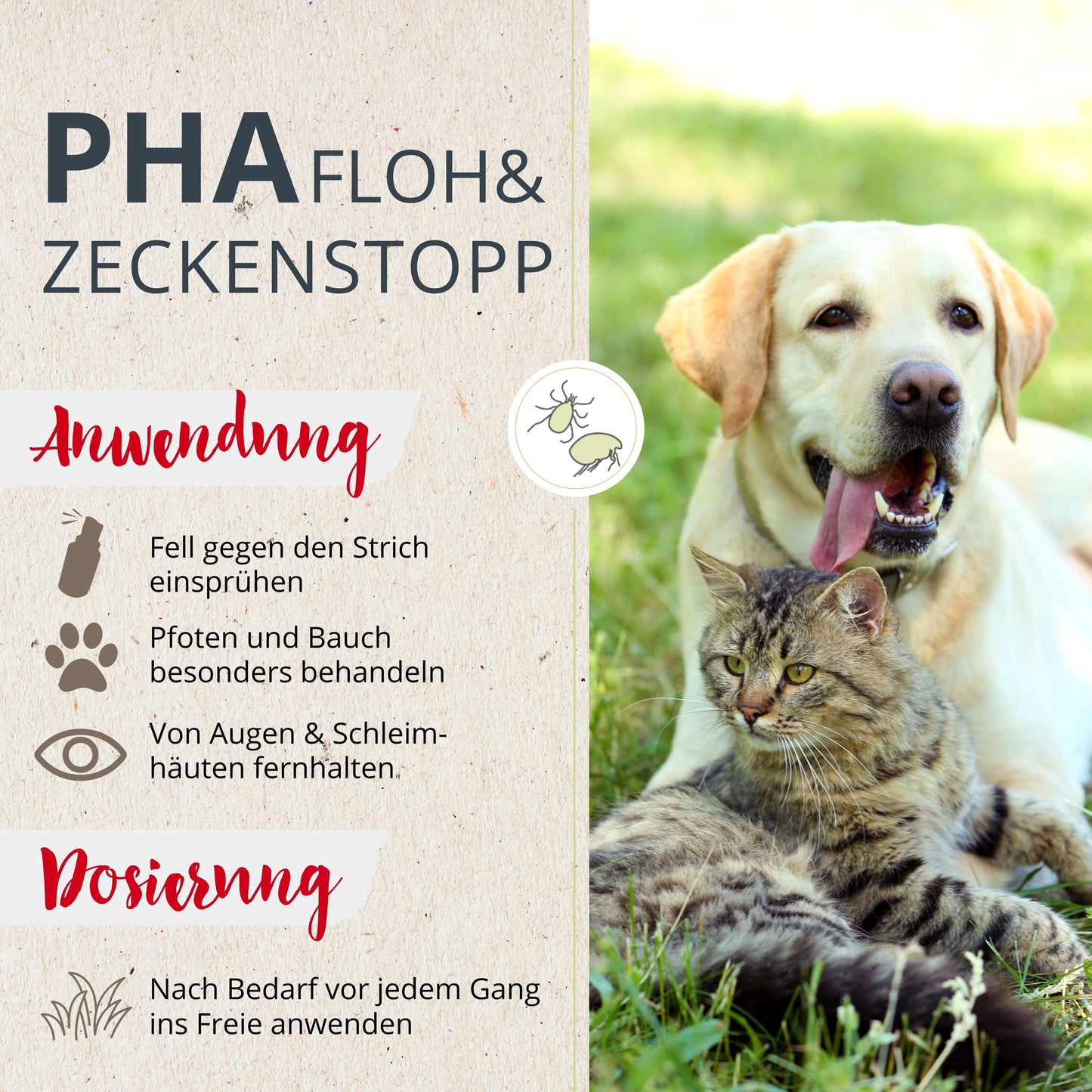 PHA Floh & ZeckenStopp für Hunde u. Katzen 100 ml