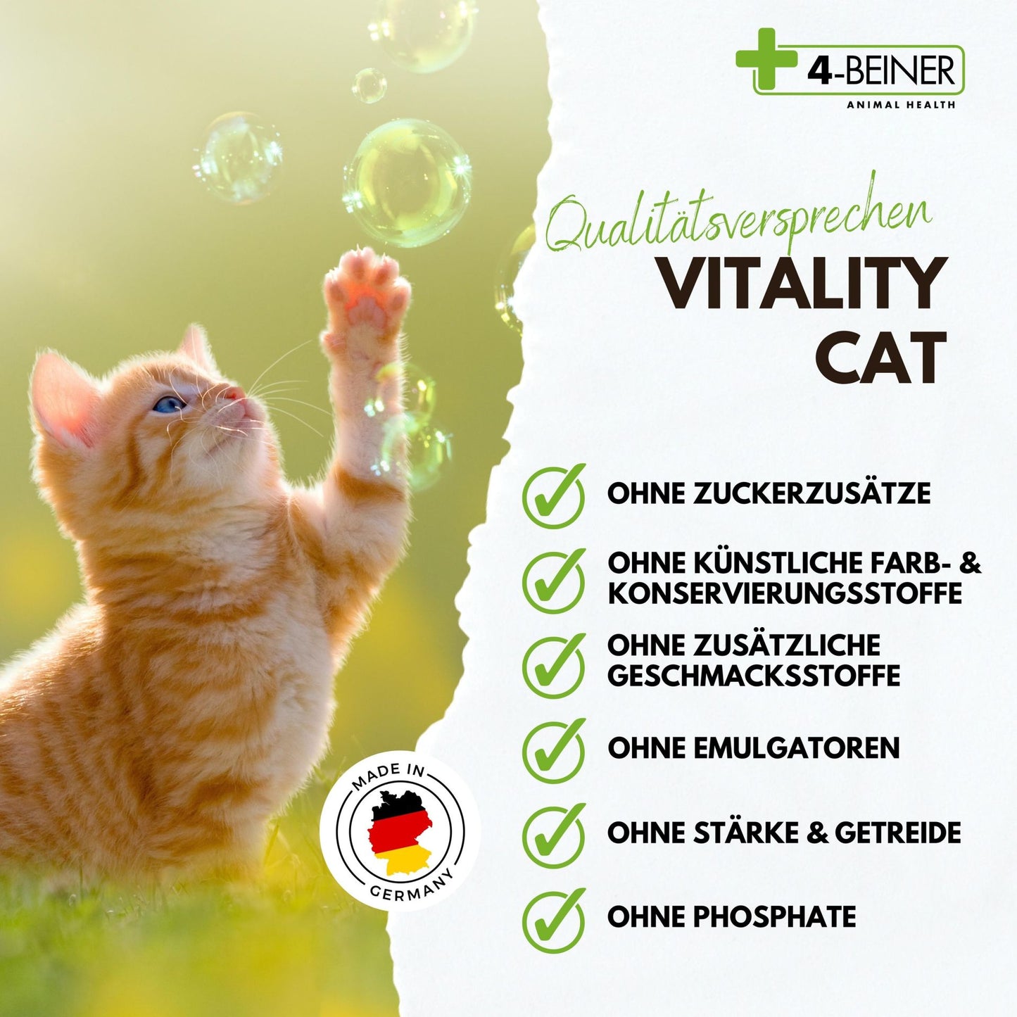 4-Beiner Vitality-Cat - 90 Gramm