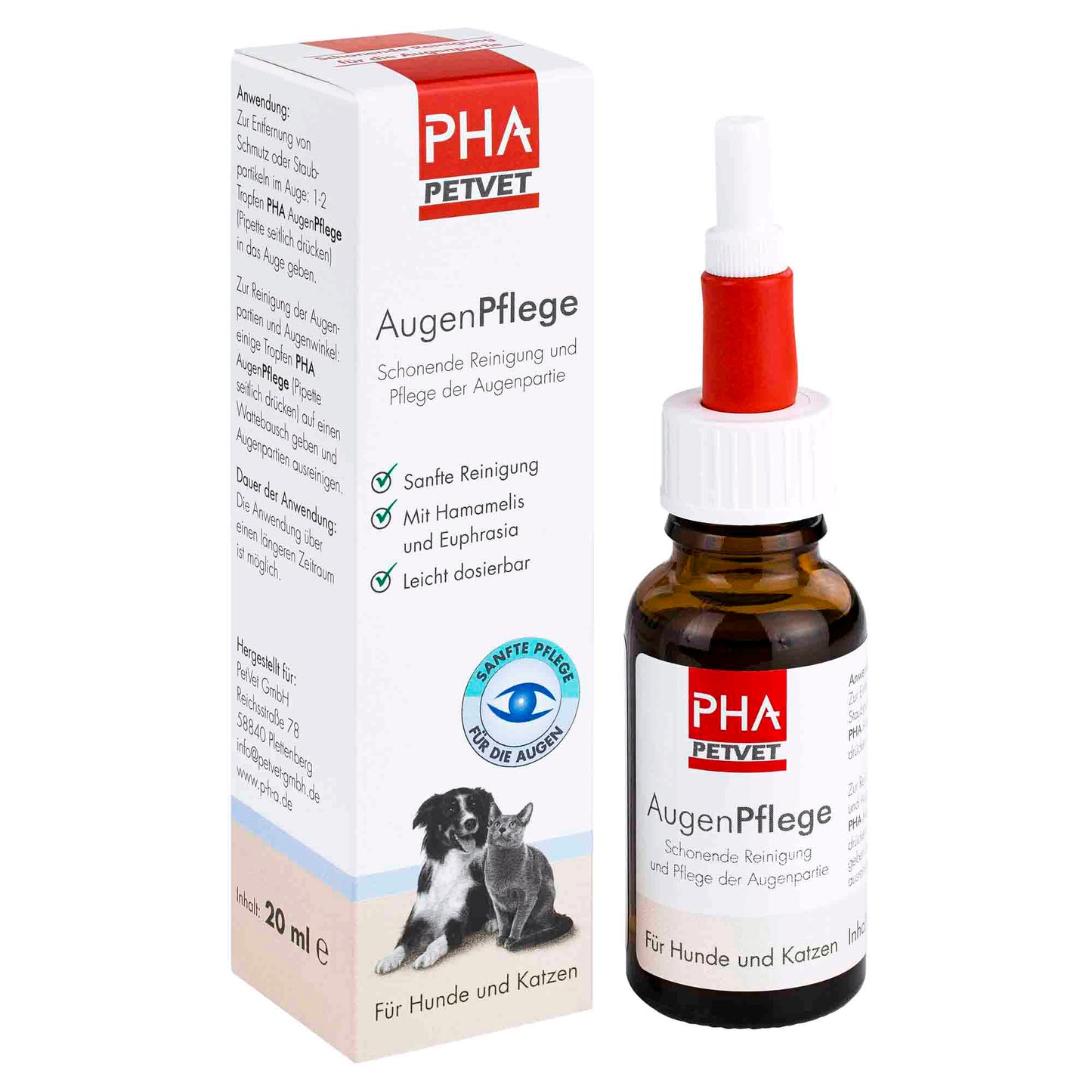 PHA AugenPflege für Hunde u. Katzen 20 ml