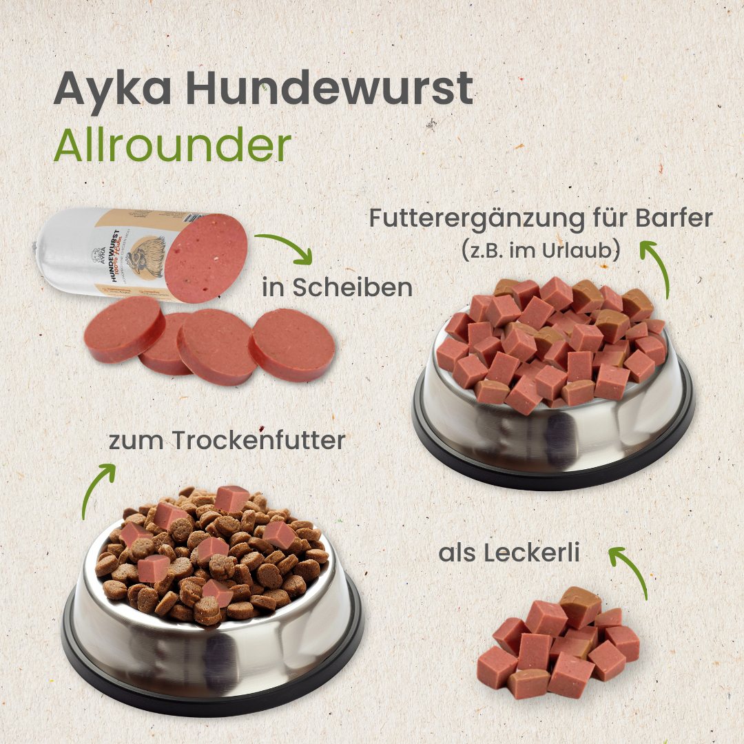 Hundewurst Huhn - Pures Fleisch