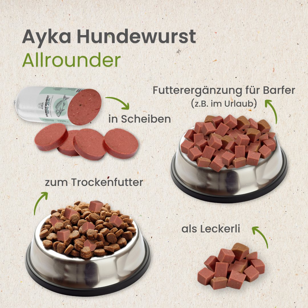 Hundewurst Lachs - Pures Fleisch