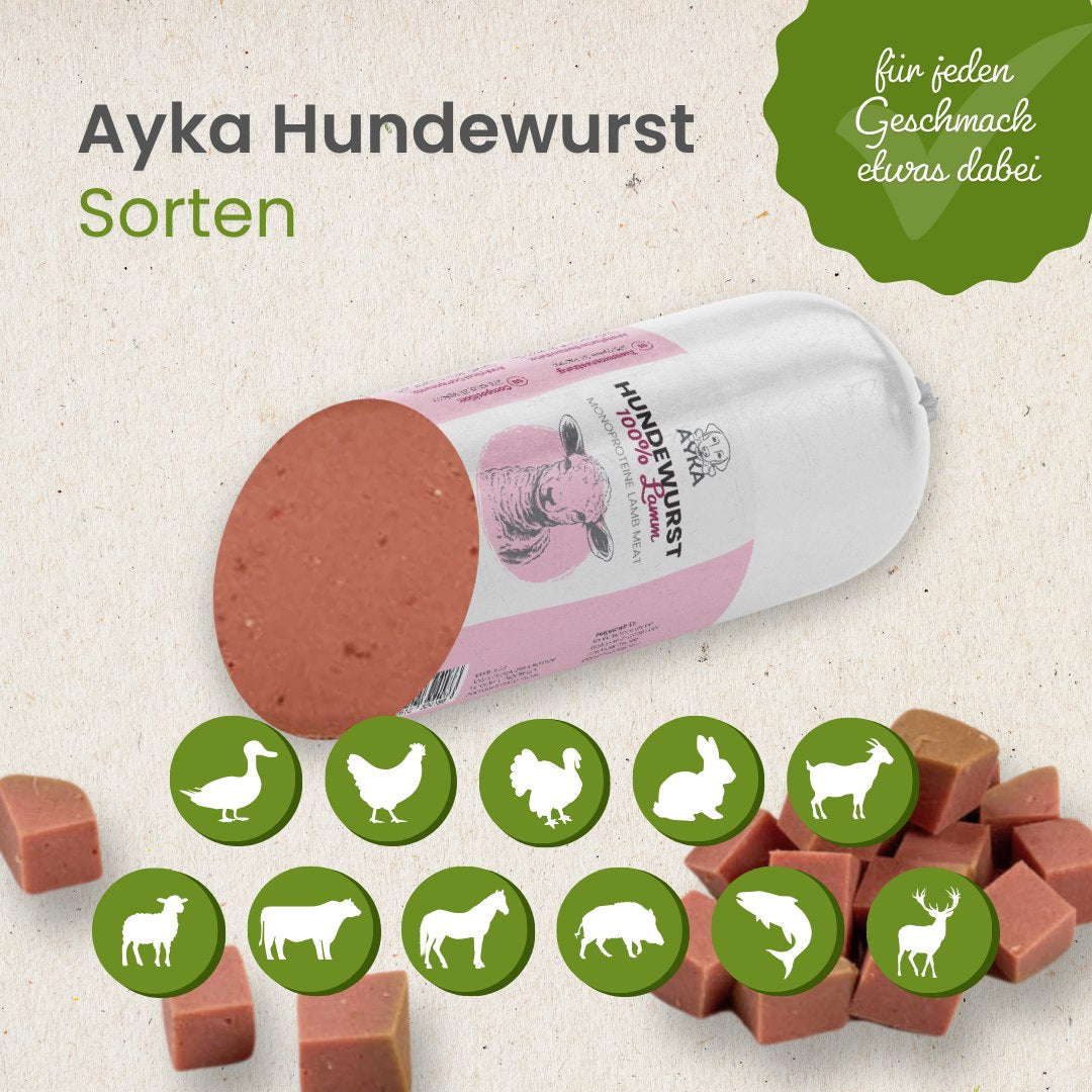 Hundewurst Lamm - Pures Fleisch