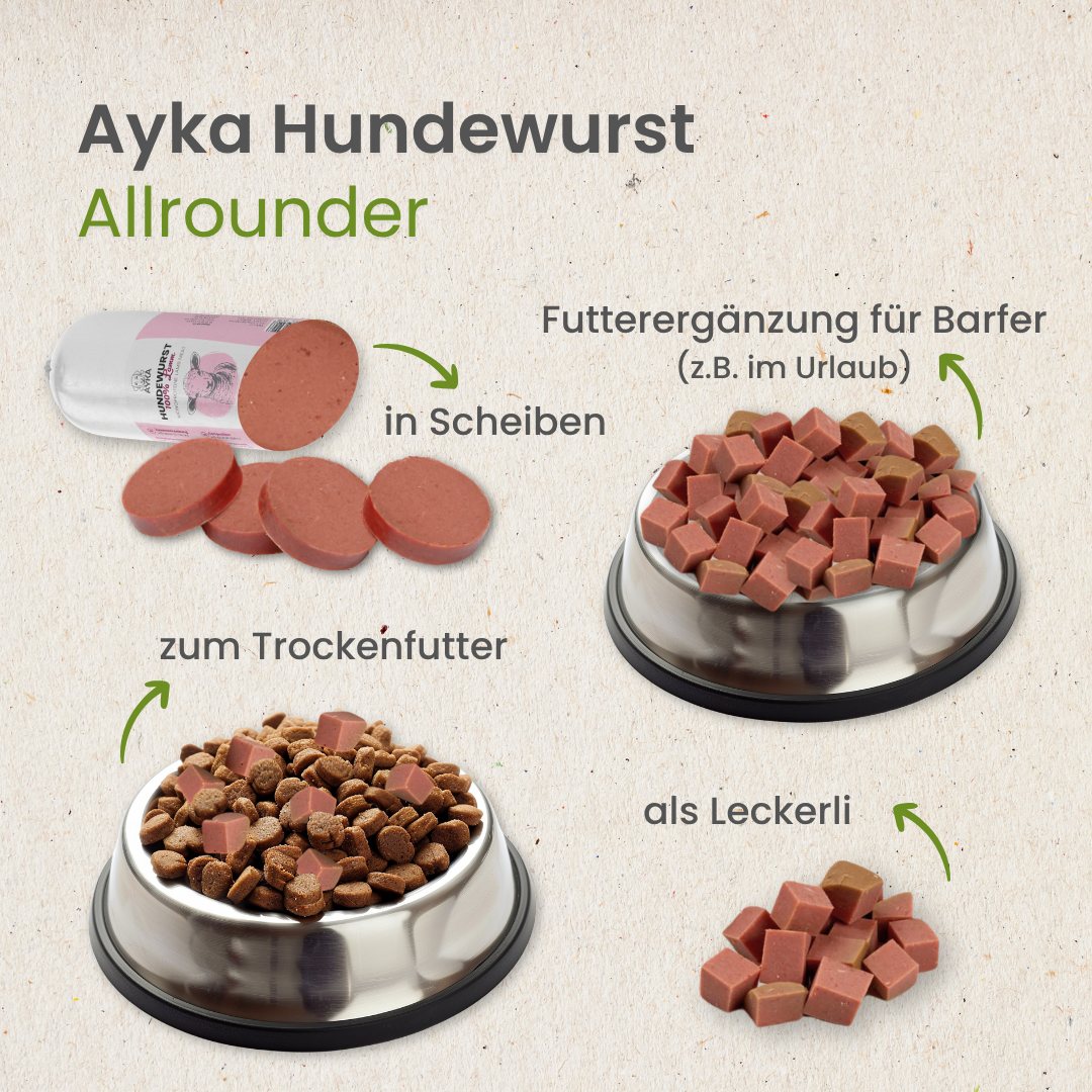 Hundewurst Lamm - Pures Fleisch