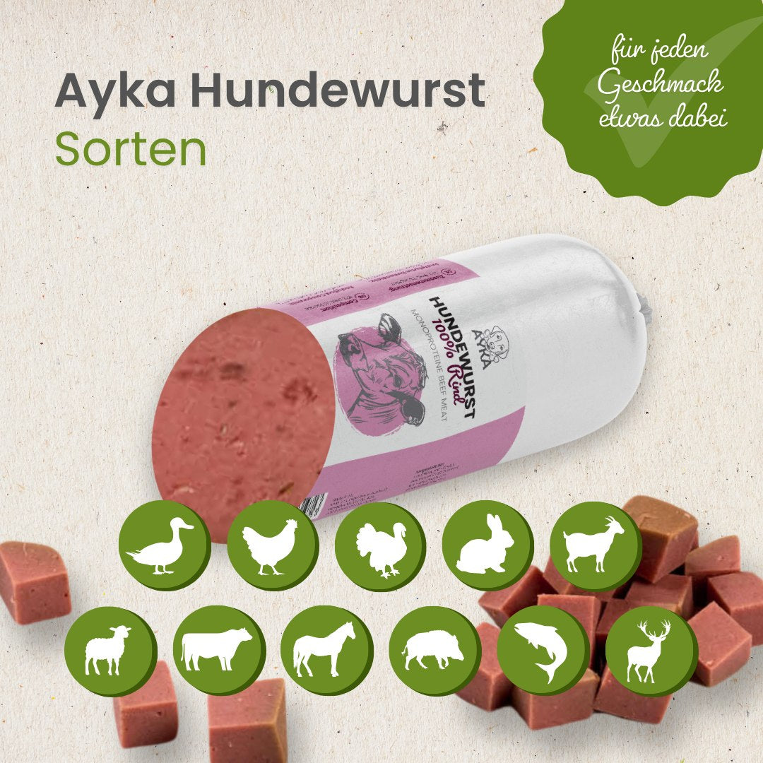 Hundewurst Rind - Pures Fleisch
