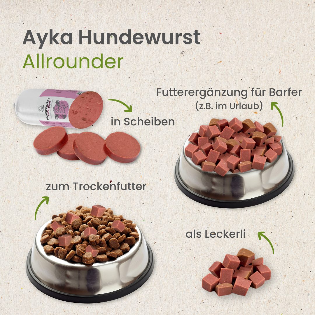 Hundewurst Rind - Pures Fleisch