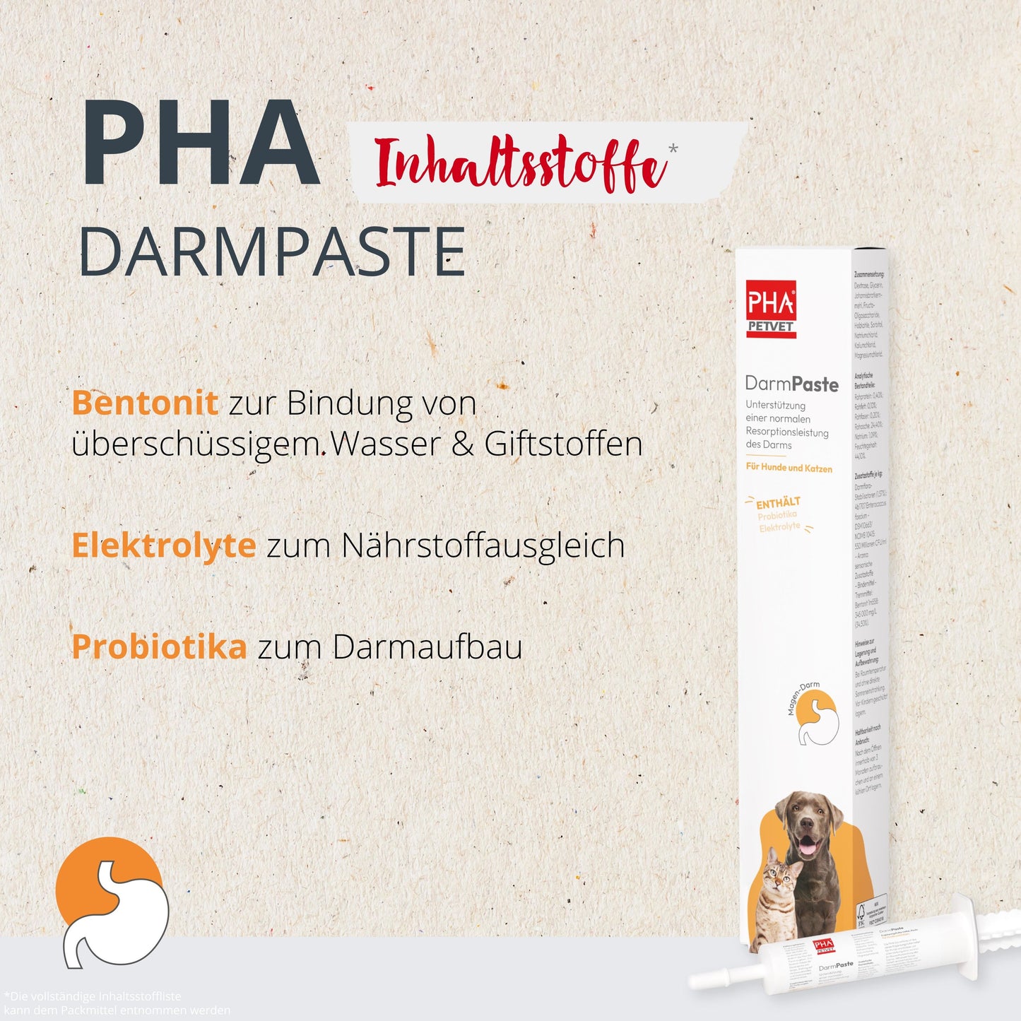 PHA DarmPaste für Hunde und Katzen 15 ml