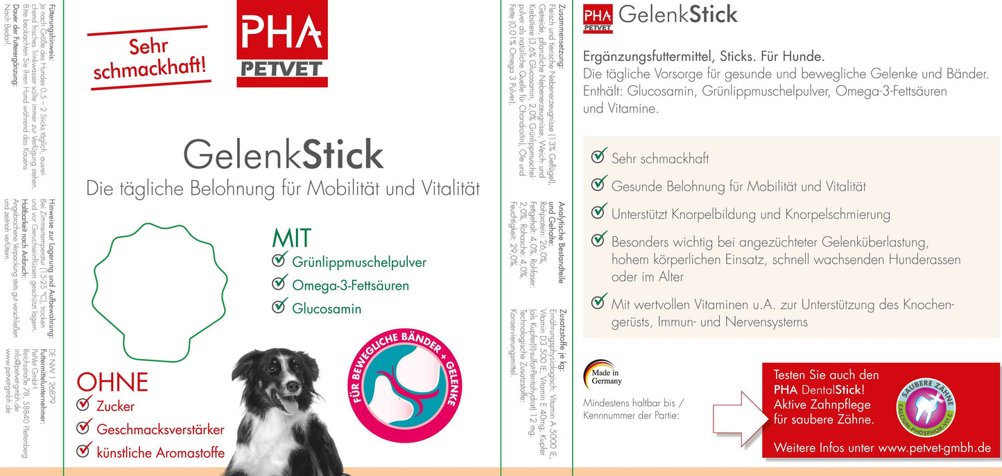 PHA GelenkStick für Hunde