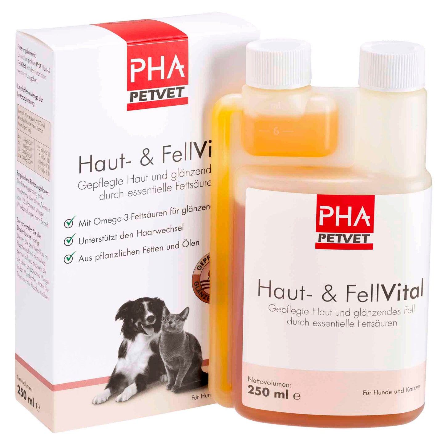 PHA Haut- & FellVital für Hunde u. Katzen 250 ml