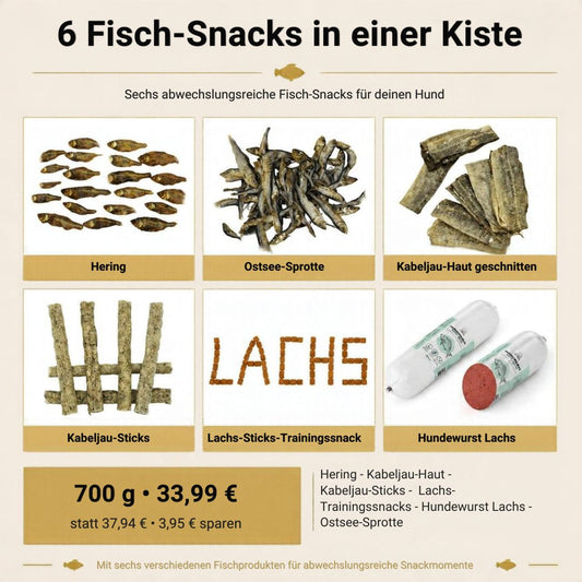 Knabber-Mix-Kiste Fisch