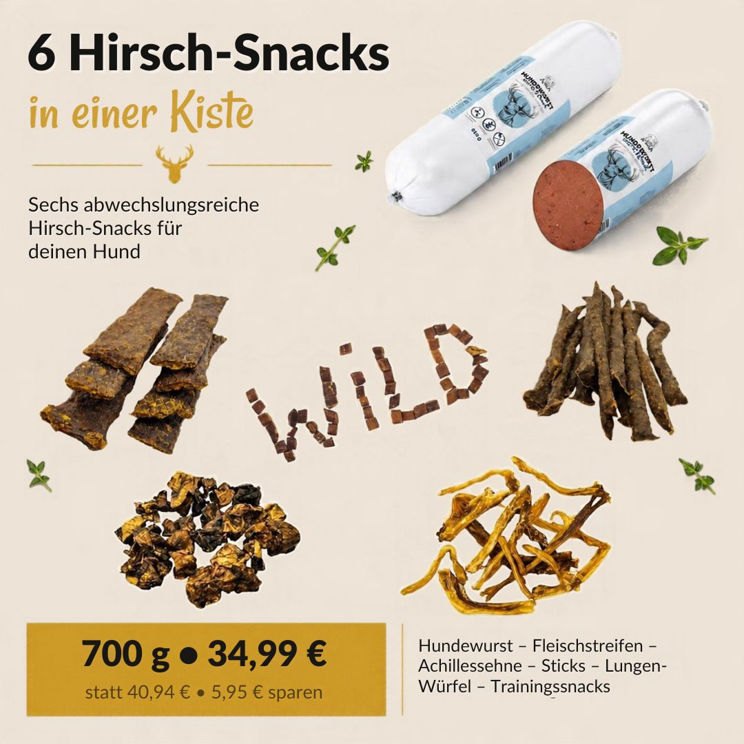 Knabber-Mix-Kiste Hirsch