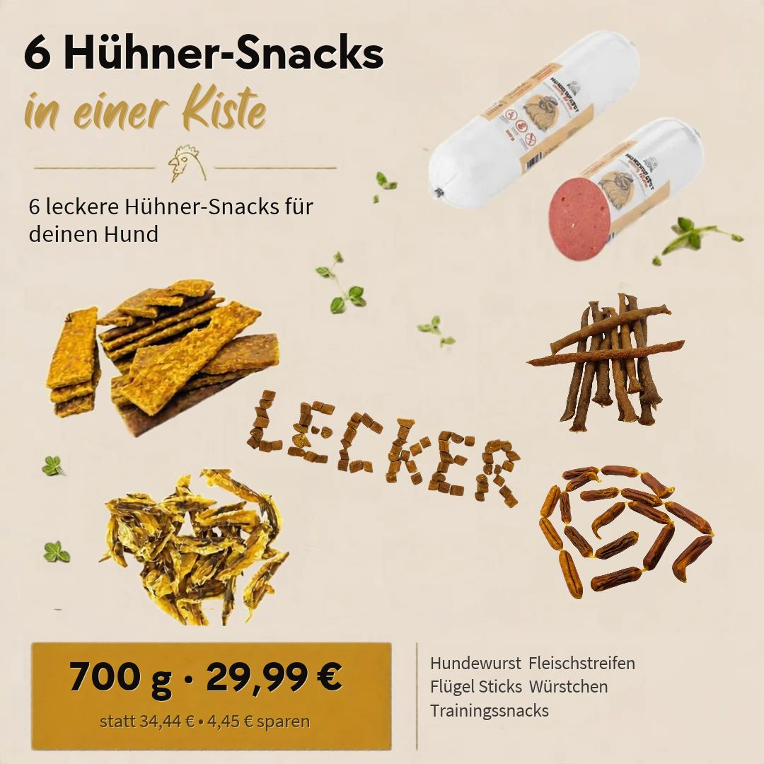 Knabber-Mix-Kiste Huhn