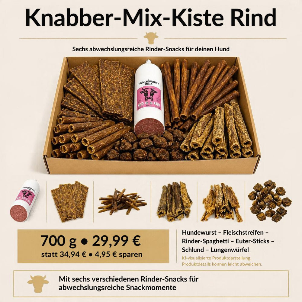 Knabber-Mix-Kiste Rind