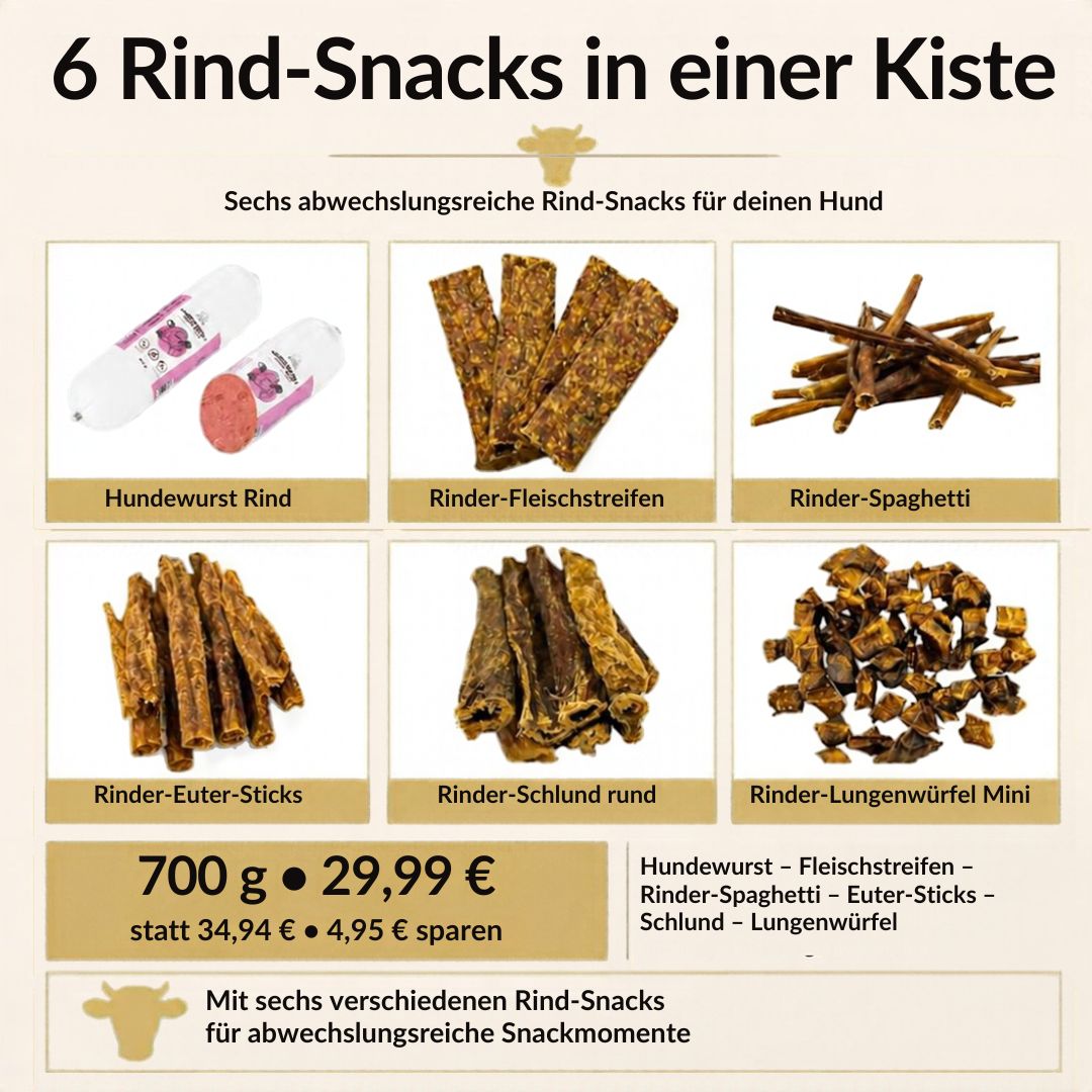 Knabber-Mix-Kiste Rind