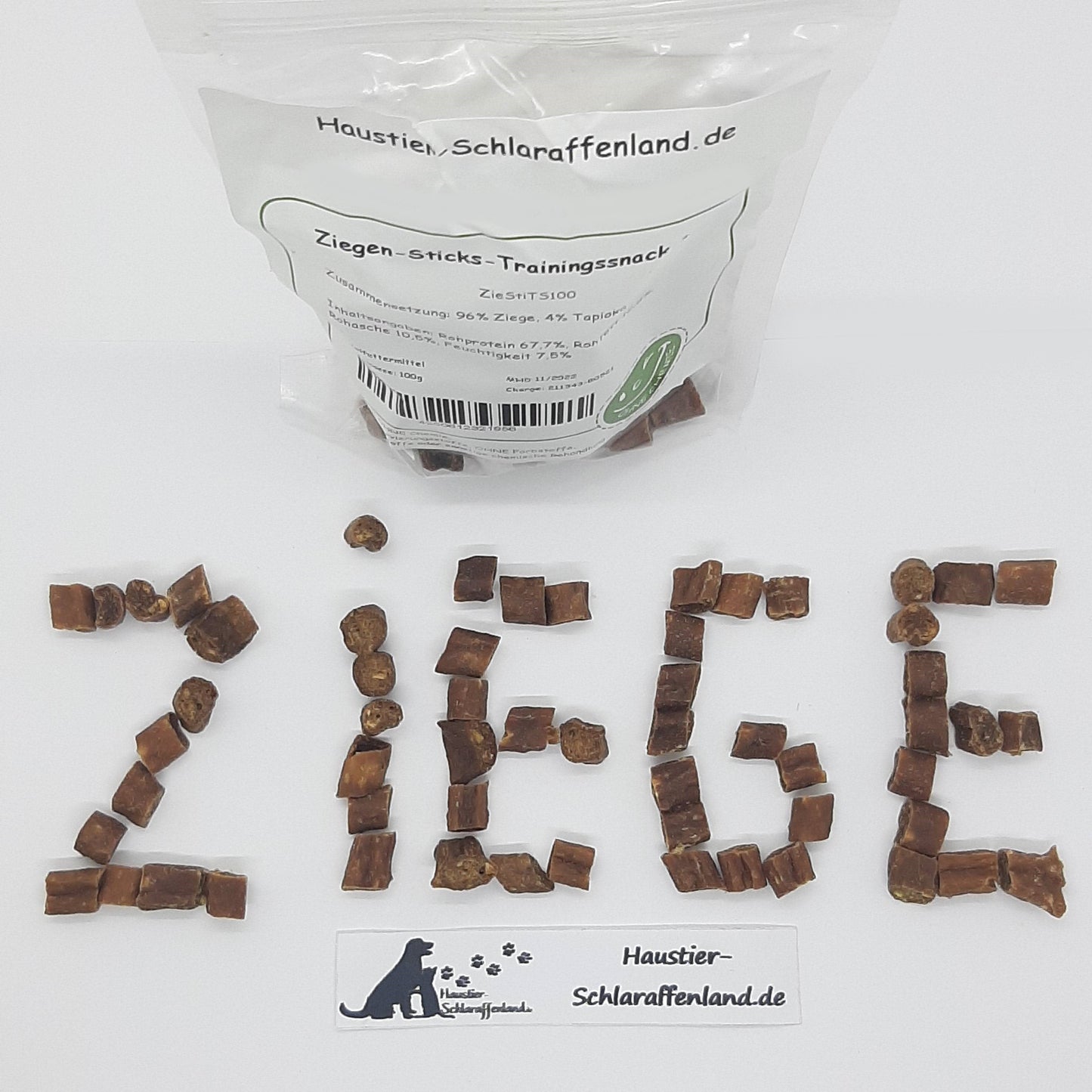 Ziegen-Sticks-Trainingssnack