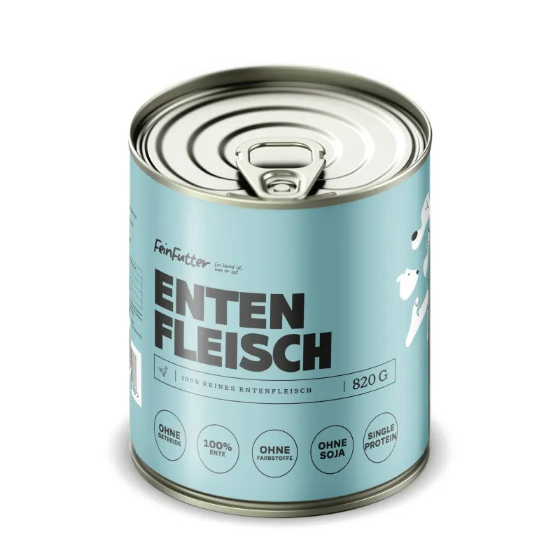 Reinfleischdose Entenfleisch – Pures Enten-Fleisch - Nassfutter