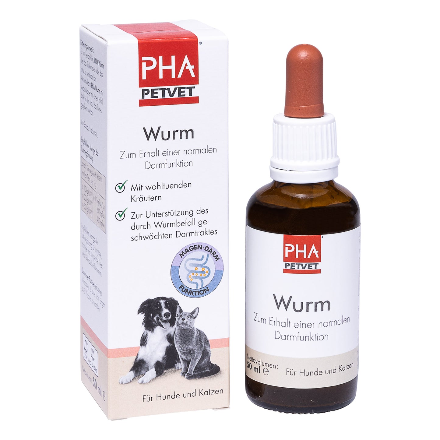 PHA WURM für Hunde u. Katzen 50 ml